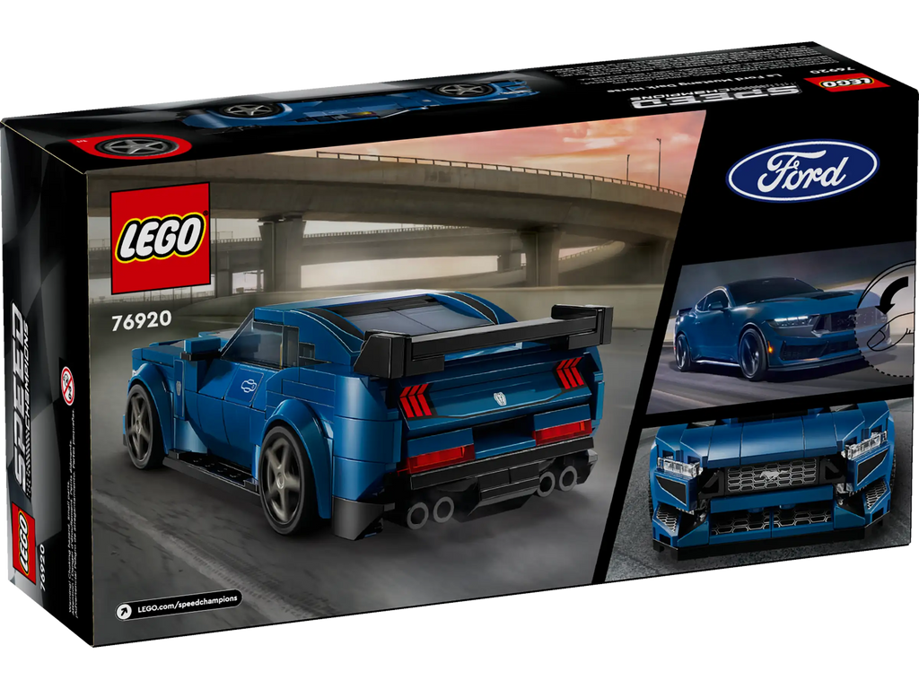 LEGO SPEED CHAMPIONS 76920 Ford Mustang Dark Horse Sports Car - TOYBOX Toy Shop