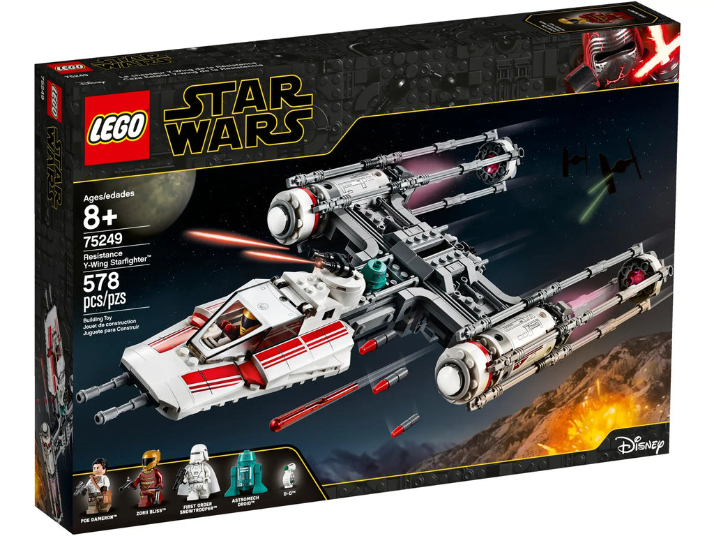 LEGO STAR WARS 75249 Resistance Y-Wing Starfighter - TOYBOX Toy Shop