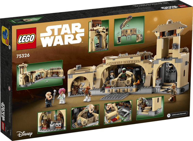 LEGO STAR WARS 75326 Boba Fett's Throne Room - TOYBOX Toy Shop