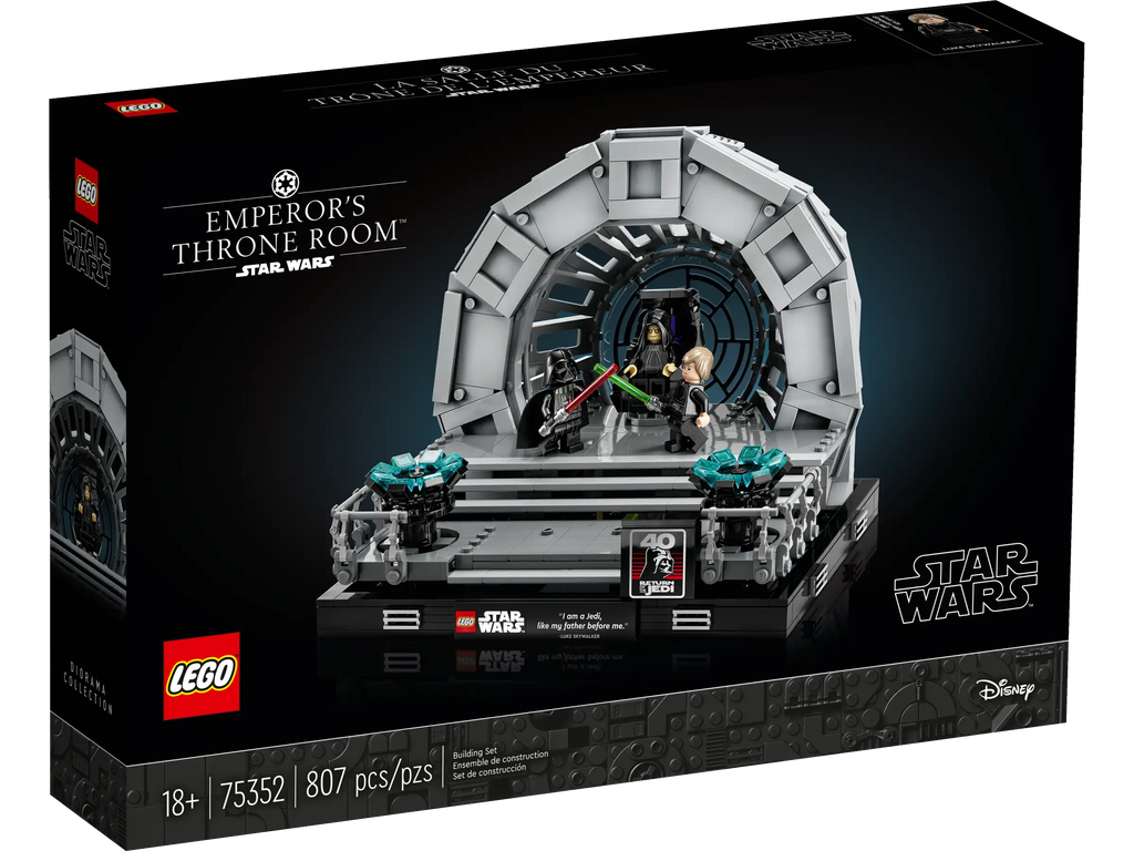 LEGO STAR WARS 75352 Emperor's Throne Room Diorama - TOYBOX Toy Shop