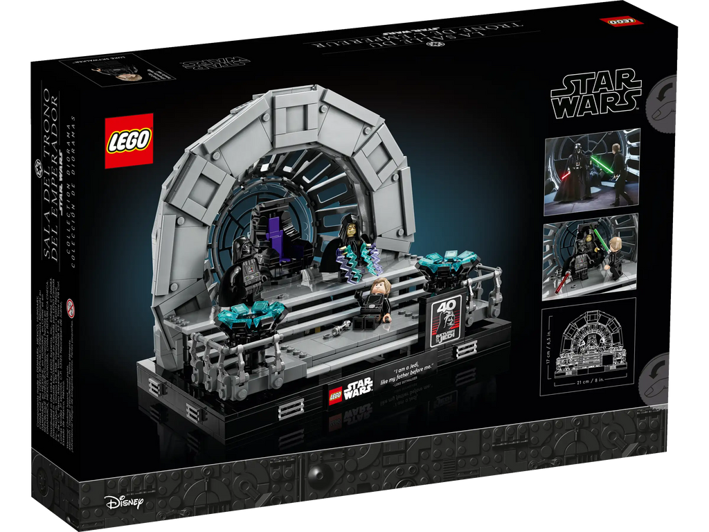 LEGO STAR WARS 75352 Emperor's Throne Room Diorama - TOYBOX Toy Shop