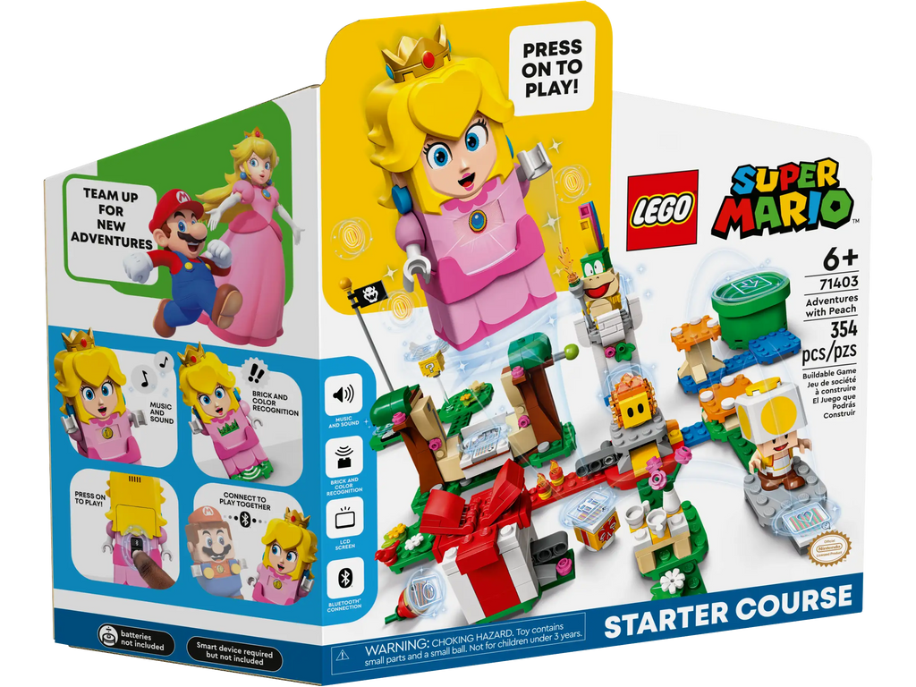 LEGO SUPER MARIO 71403 Adventures with Peach Starter Course - TOYBOX Toy Shop