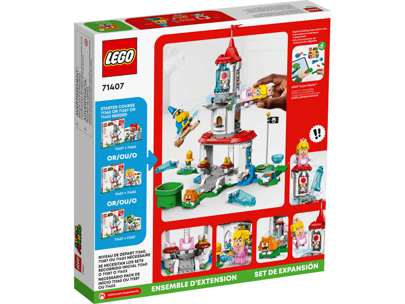 LEGO SUPER MARIO 71407 Cat Peach Suit and Frozen Tower Expansion Set - TOYBOX Toy Shop