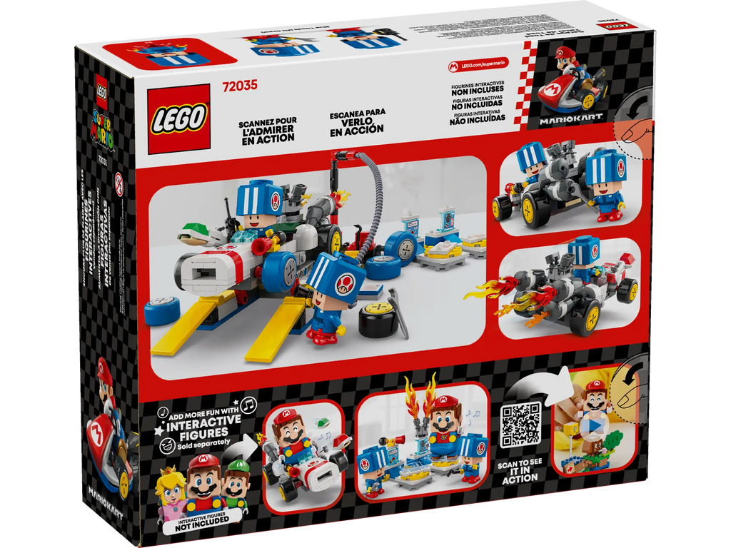 LEGO SUPER MARIO 72035 Mario Kart – Toad's Garage - TOYBOX Toy Shop