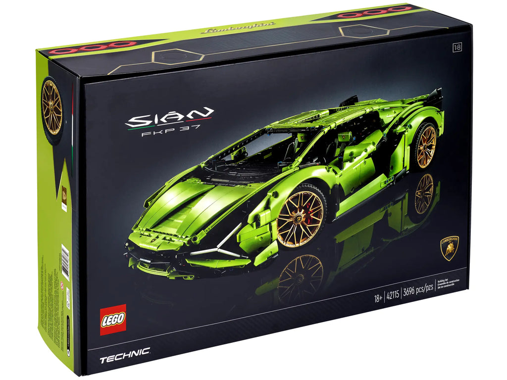 LEGO TECHNIC 42115 Lamborghini Sián FKP 37 Race Car Model - TOYBOX Toy Shop