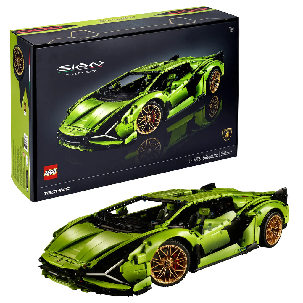 LEGO TECHNIC 42115 Lamborghini Sián FKP 37 Race Car Model - TOYBOX Toy Shop