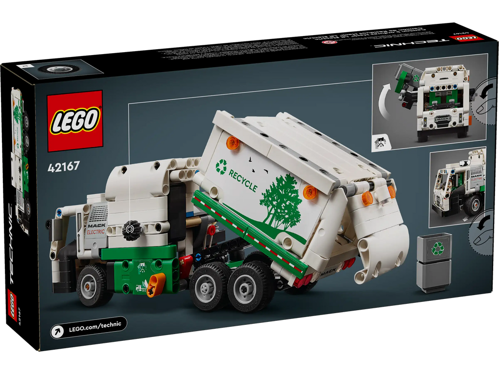 LEGO TECHNIC 42167 Mack® LR Electric Garbage Truck - TOYBOX Toy Shop