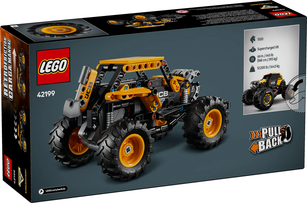 LEGO TECHNIC 42199 Monster Jam DIGatron Pull-Back - TOYBOX Toy Shop