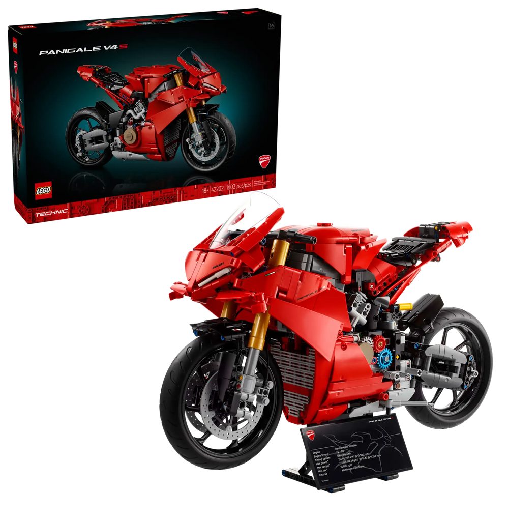 LEGO TECHNIC 42202 Ducati Panigale V4 S Motorcycle - TOYBOX Toy Shop