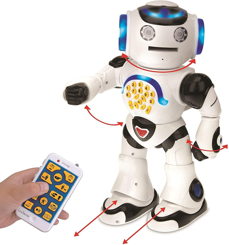 LEXIBOOK Powerman Remote Control Walking Talking Toy Robot - TOYBOX Toy Shop