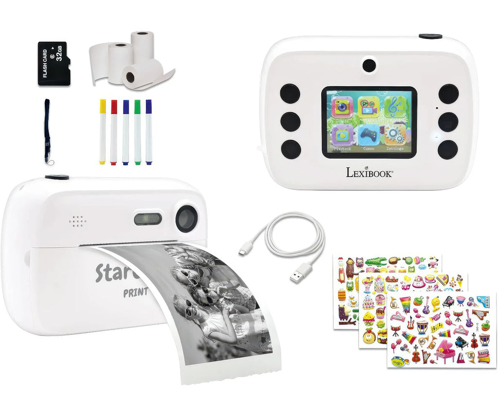 Lexibook Kids Instant Camera StarCAM with Printer - TOYBOX Toy Shop