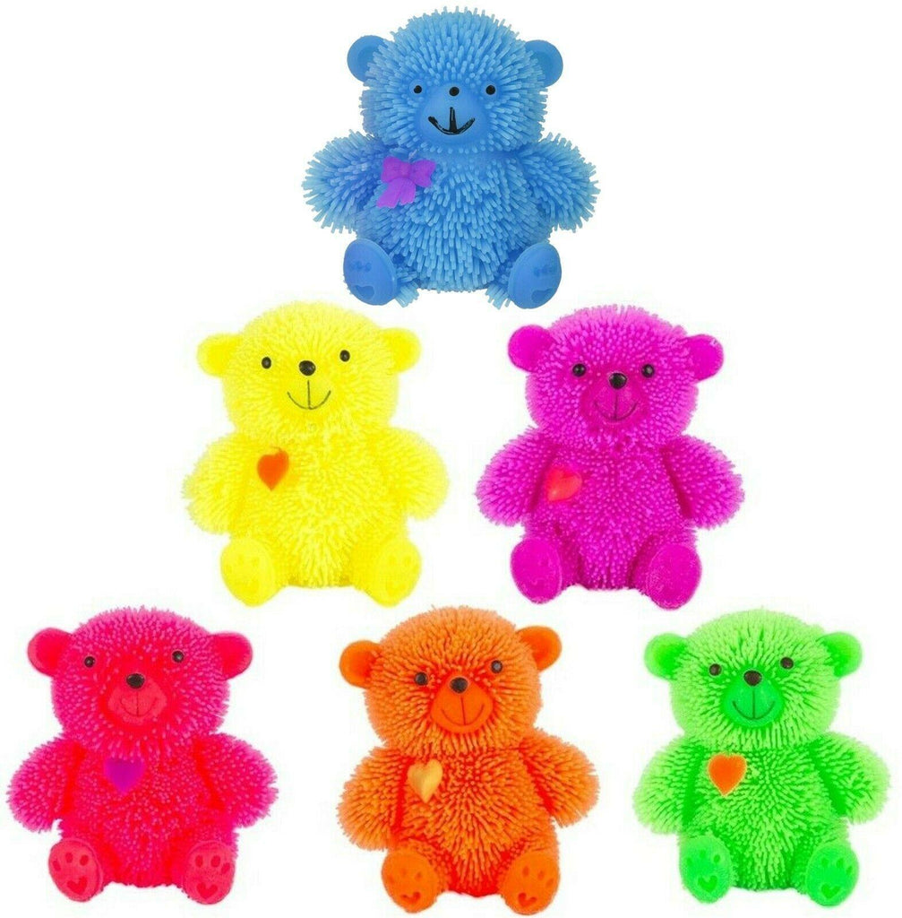 Light Up Squidgy Puffer Bears 8cm - Assorted - TOYBOX Toy Shop