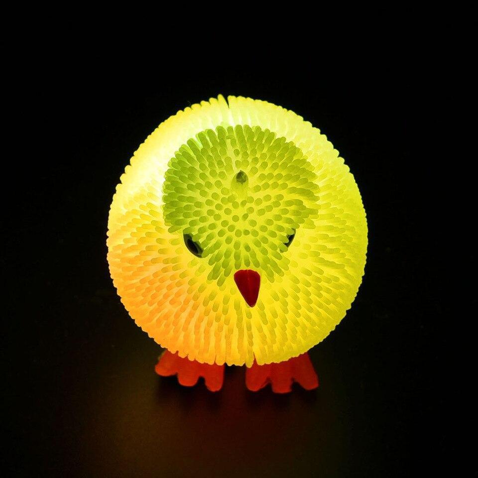 Light Up Squidgy Puffer Chicken 7cm - TOYBOX Toy Shop