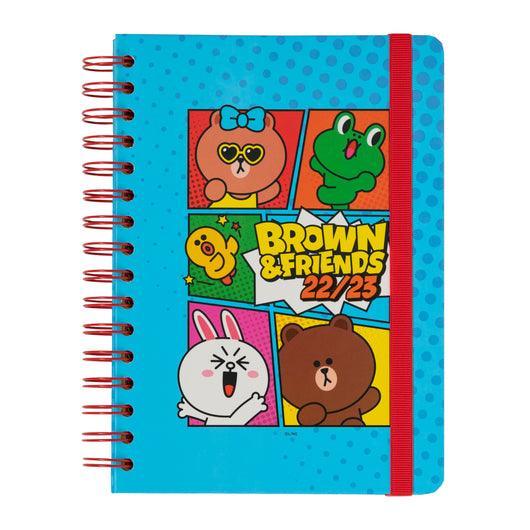 Line Friends 2022/2023 A5 School Diary - TOYBOX Toy Shop
