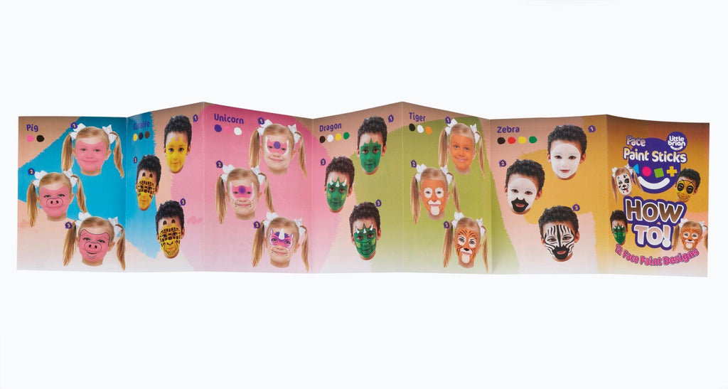 Little Brian 12 Pack Face Paint Sticks - TOYBOX Toy Shop