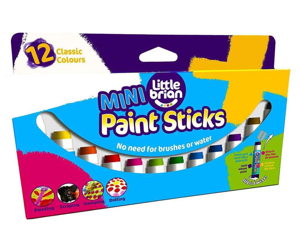 Little Brian Mini Paint Sticks 12 Pack - TOYBOX Toy Shop