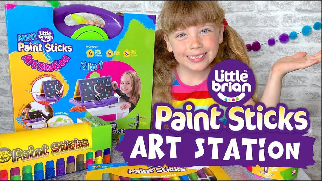 Little Brian Mini Paint Sticks Art Station 2-in-1 - TOYBOX Toy Shop