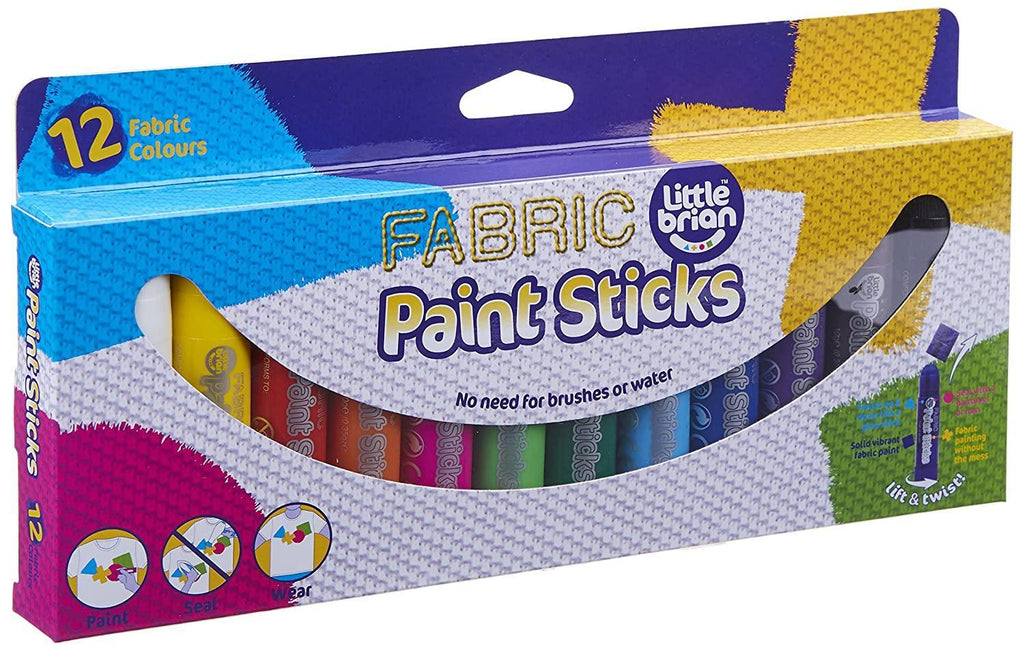 Little Brian Paint Sticks Fabric-12 Assorted - TOYBOX Toy Shop