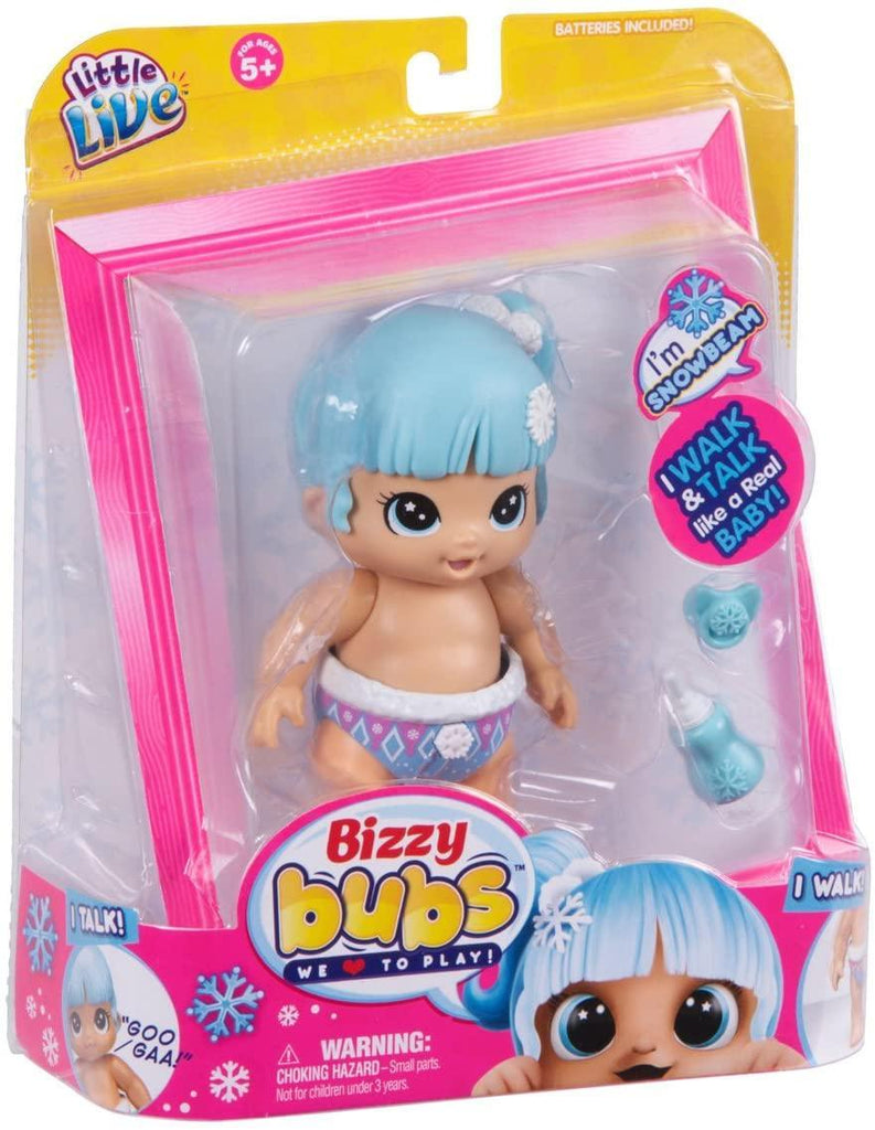 Little Live Bizzy Bubs 28470 Walking Baby Snowbeam Doll - TOYBOX Toy Shop