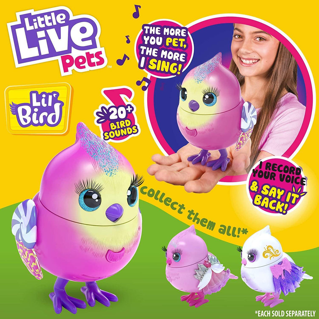 Little Live Pets Lil' Interactive Bird S12 - Assorted - TOYBOX Toy Shop