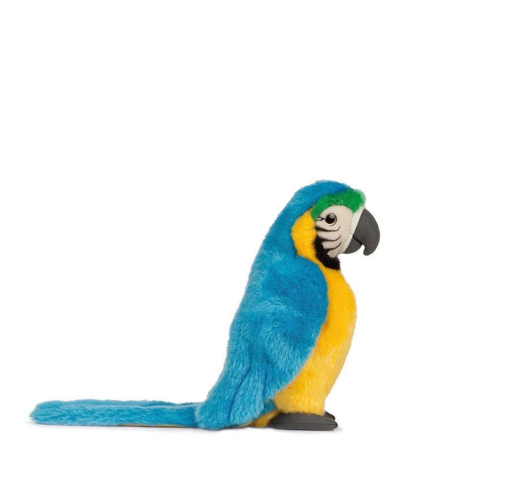 LIVING NATURE AN470 Blue Macaw Soft Toy - TOYBOX Toy Shop