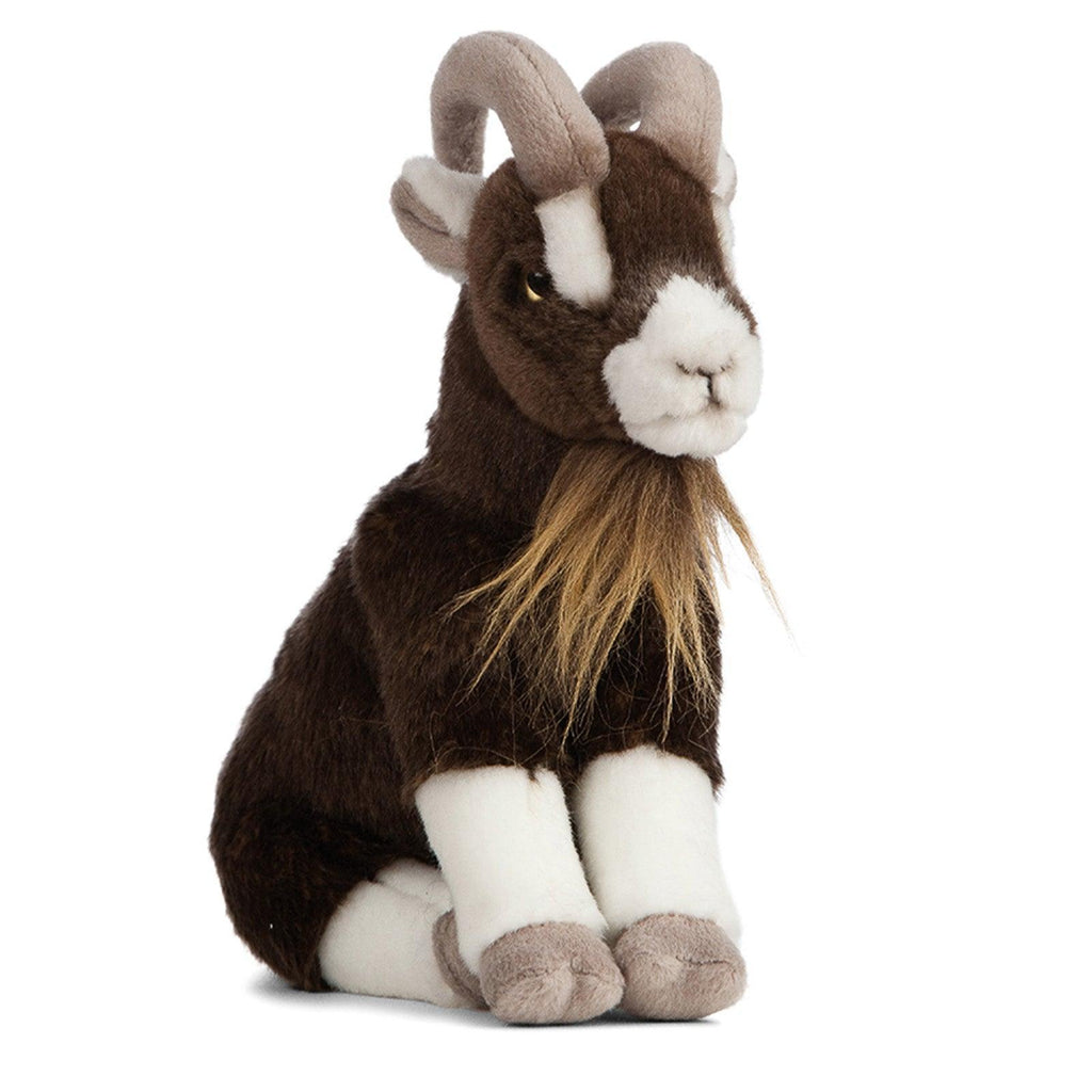 LIVING NATURE Brown Goat Sitting 20cm Soft Toy - TOYBOX Toy Shop