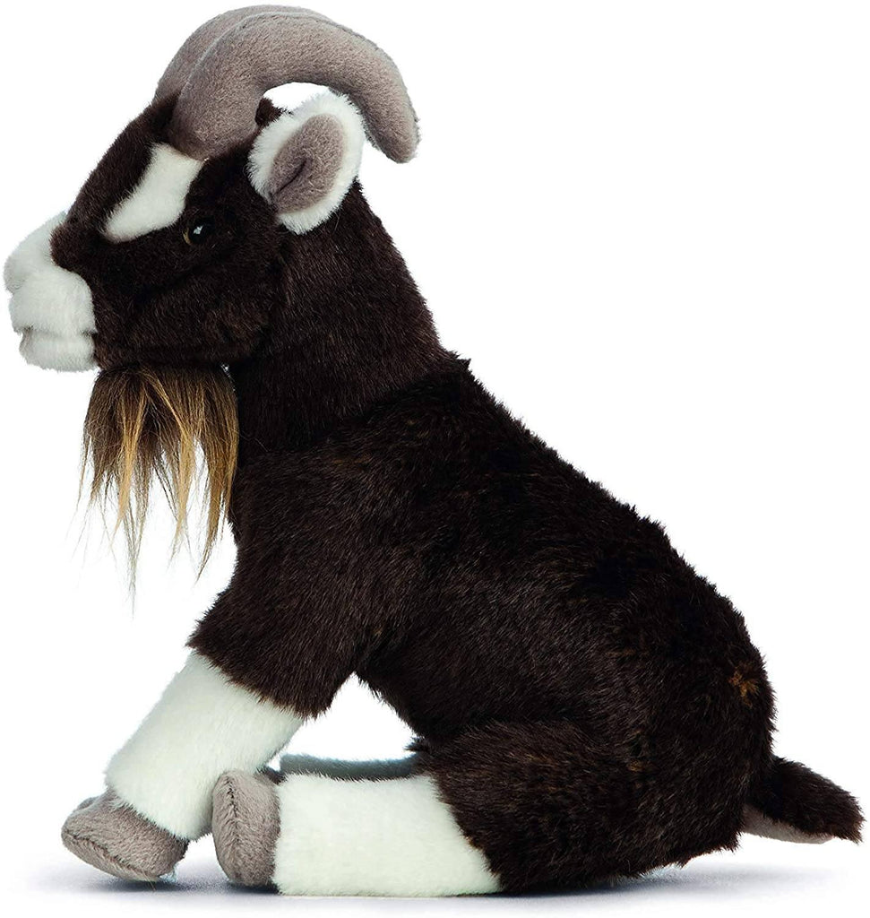 LIVING NATURE Brown Goat Sitting 20cm Soft Toy - TOYBOX Toy Shop