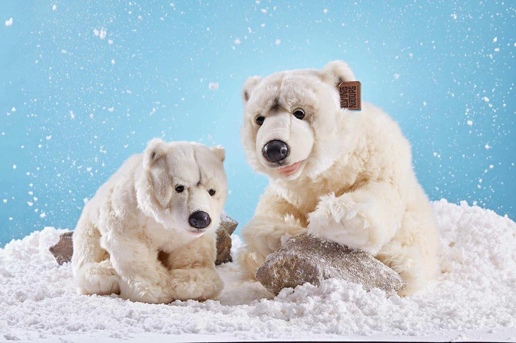 LIVING NATURE Extra Large Polar Bear AN399 Soft Toy - TOYBOX Toy Shop