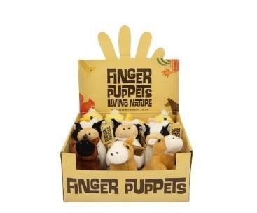 Living Nature Farm 9cm Finger Puppets - Assortment - TOYBOX Toy Shop