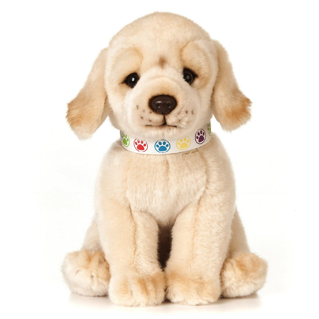 LIVING NATURE Giant Golden Labrador Puppy 26cm Plush - TOYBOX Toy Shop