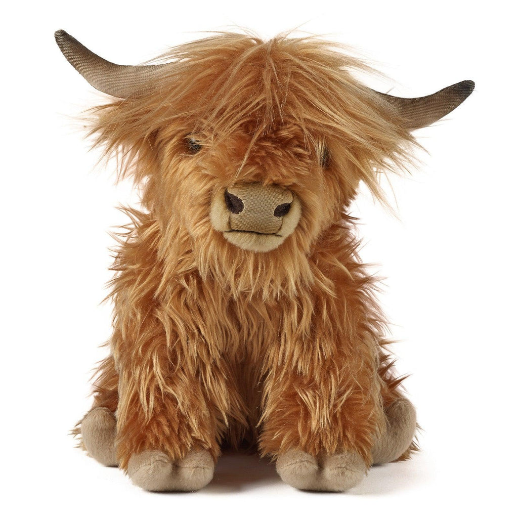 LIVING NATURE Highland Cow Large with Sound - TOYBOX Toy Shop