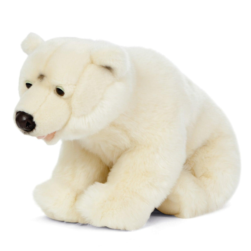 LIVING NATURE Large 45cm Polar Bear Soft Toy - TOYBOX Toy Shop
