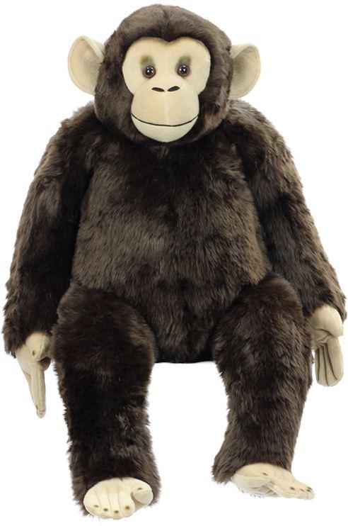 Living Nature Large 70cm Sitting Chimp Plush - TOYBOX Toy Shop