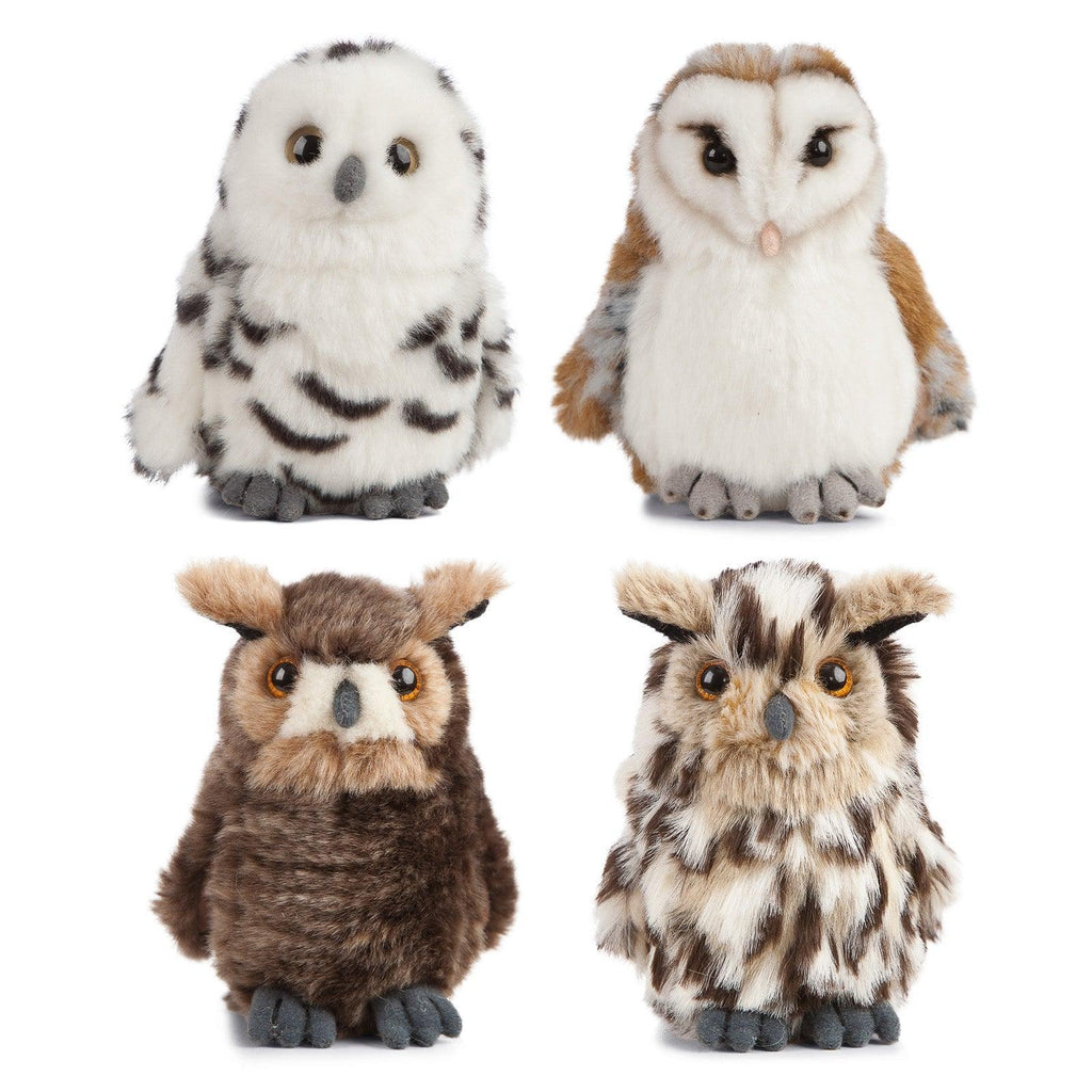 LIVING NATURE Owl Soft Toy Assortment - TOYBOX Toy Shop
