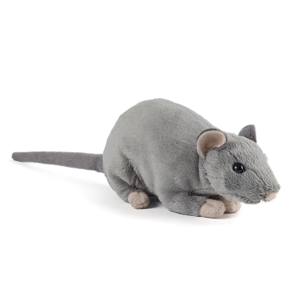 LIVING NATURE Rat with Squeak 18cm Plush - TOYBOX Toy Shop