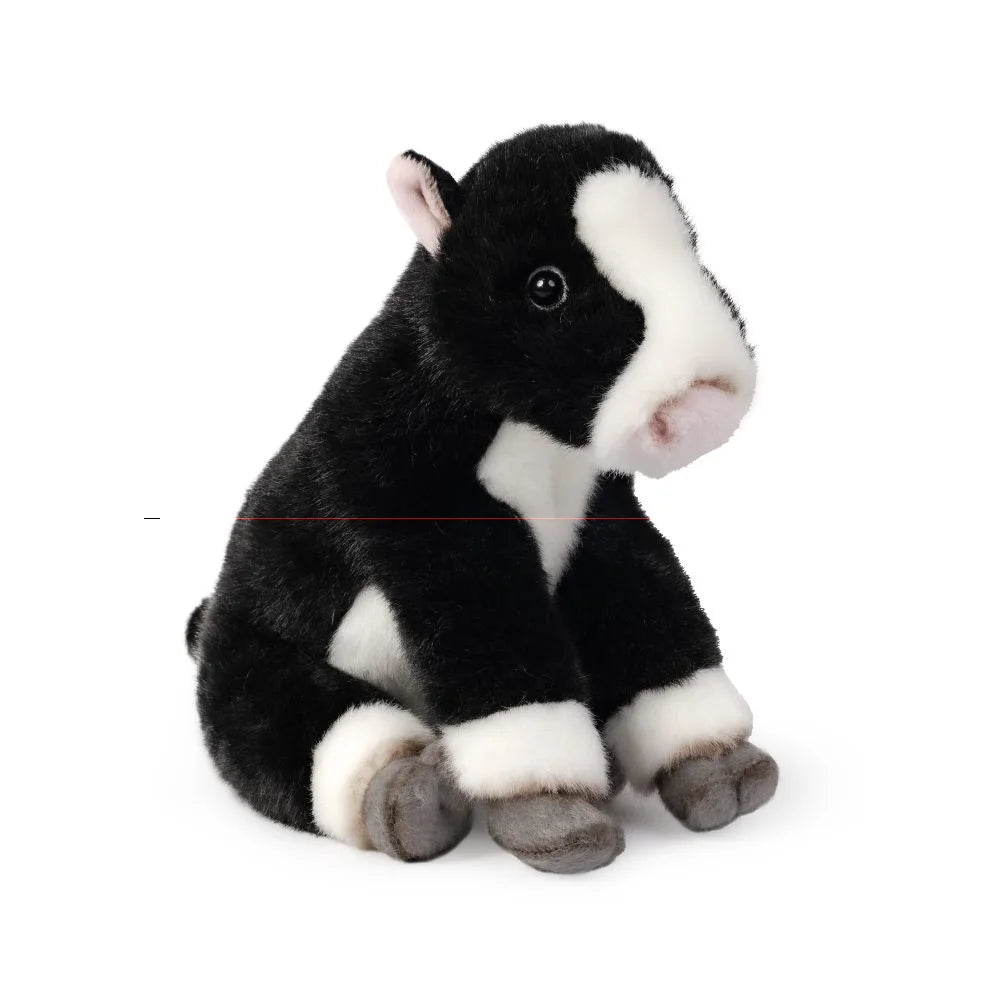 Living Nature Sitting Friesian Calf Soft Toy - TOYBOX Toy Shop