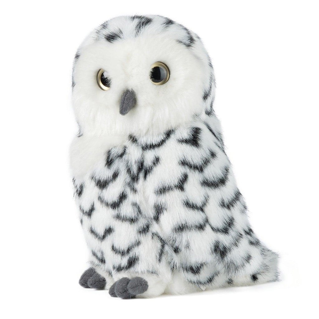 LIVING NATURE Snowy Owl with Turning Head 18cm Soft Toy - TOYBOX Toy Shop