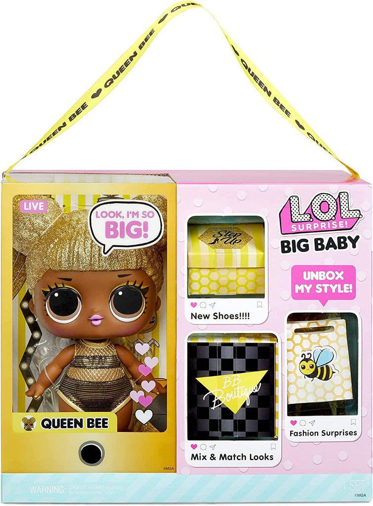LOL Surprise Big B.B. Large 28cm Baby Doll Queen Bee - TOYBOX Toy Shop
