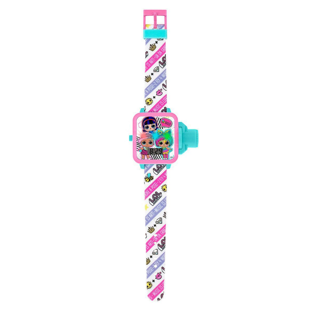 LOL Surprise Pink & White Strap Projection Watch - TOYBOX Toy Shop