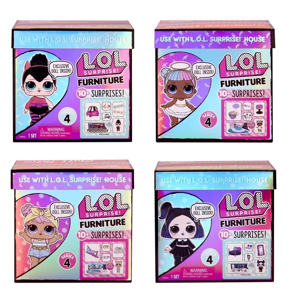 LOL Surprise Wave 3 Furniture Box with 10 Surprises and Doll - Assortment - TOYBOX Toy Shop