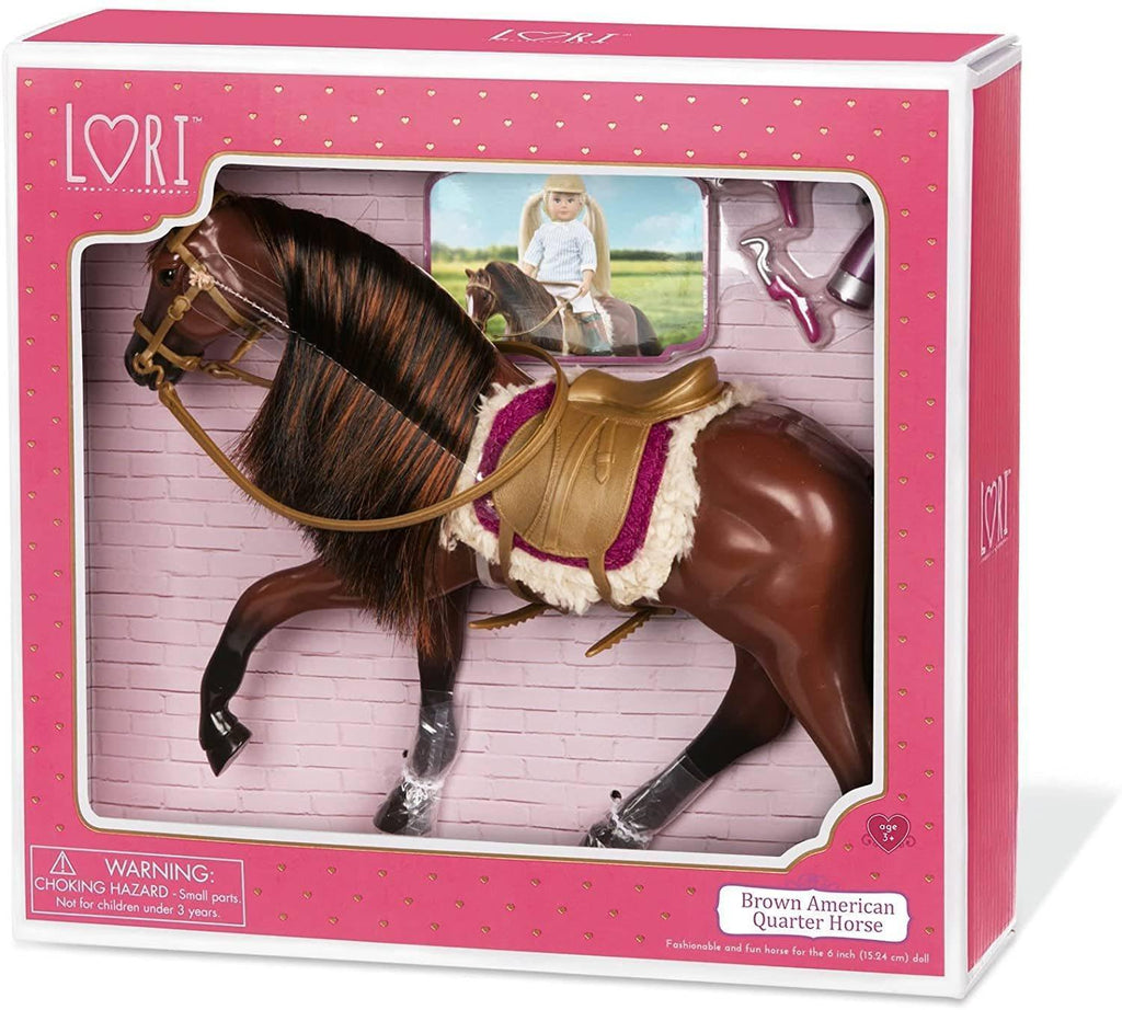 LORI Brown American Quarter Horse - TOYBOX Toy Shop