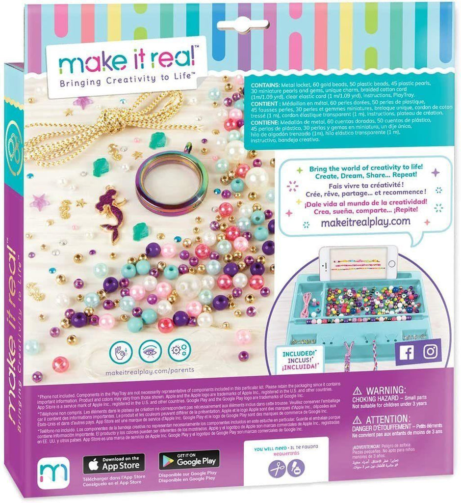 Make It Real 1306 - Mermaid Treasure Jewellery Making Kit - TOYBOX Toy Shop