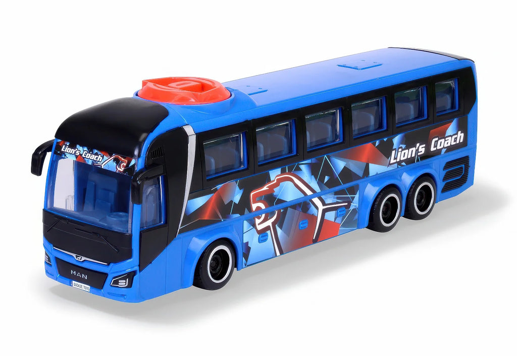 DICKIE Toys MAN Lion's Blue Coach Bus 27cm - TOYBOX Toy Shop