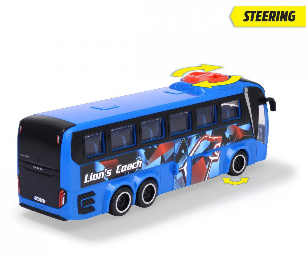 DICKIE Toys MAN Lion's Blue Coach Bus 27cm - TOYBOX Toy Shop