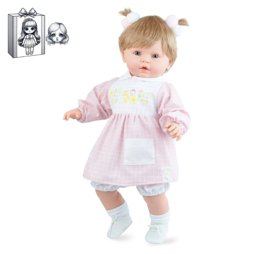 Marina & Pau School Andrea Doll 63cm - TOYBOX Toy Shop