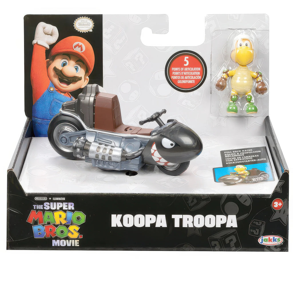 Mario Kart the Movie Super Mario Bros Vehicle and 6cm Figure - TOYBOX Toy Shop