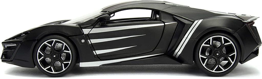 Marvel Black Panther & Lykan Hypersport Diecast Metal Car - TOYBOX Toy Shop