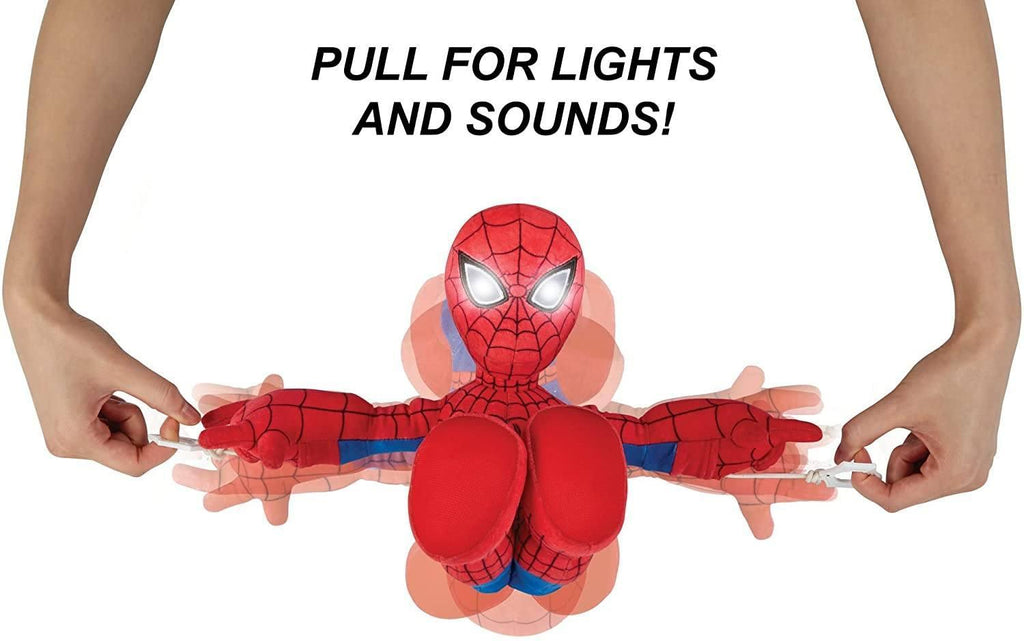 Marvel City Swinging Spider-Man Plush Figure - TOYBOX Toy Shop