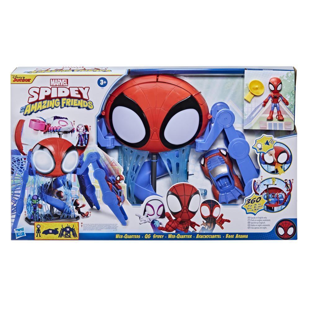 Marvel Spidey and His Amazing Friends Web-Quarters Playset - TOYBOX Toy Shop