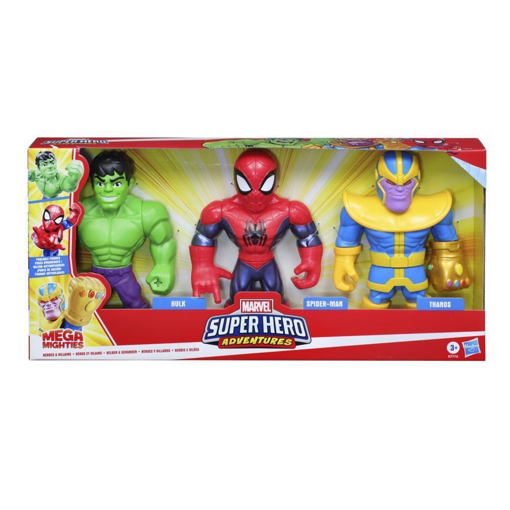 MARVEL Super Hero Adventures Mega Mighties 3 Pack - TOYBOX Toy Shop